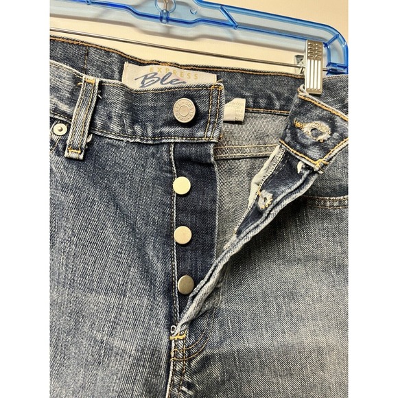 Express Jeans Women's Size 5/6R Boot Leg Denim Euro Button Cotton Casual Classic - Picture 4 of 9